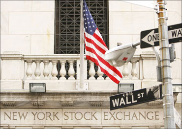 The New York Stock Exchange on Wall Street in New York.