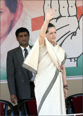 Congress president Sonia Gandhi.