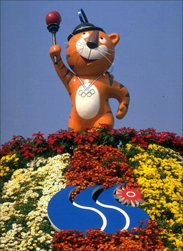 Mascot of the Seoul Olympics.