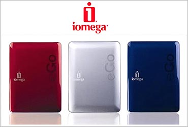 Iomega eGo portable hard drive.