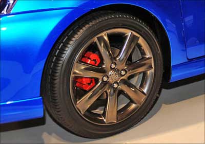 Toyota Etios wheel.