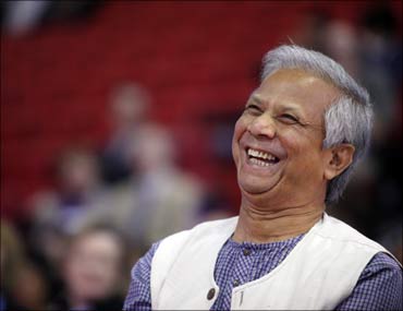 Bangladeshi Nobel laureate Muhammad Yunus.