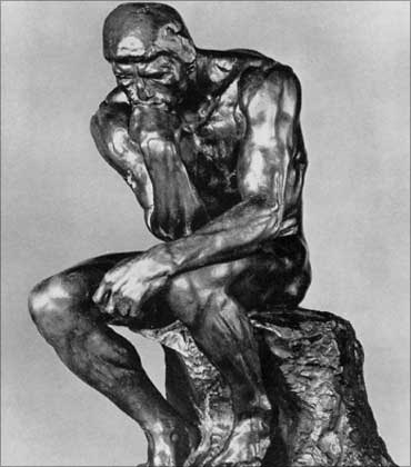 Rodin's The Thinker.