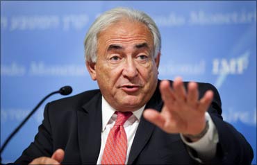 International Monetary Fund managing director Dominique Strauss-Kahn.