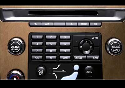 Volvo XC60 stereo.