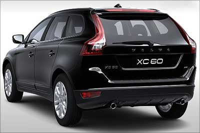 Rear view of Volvo XC60.