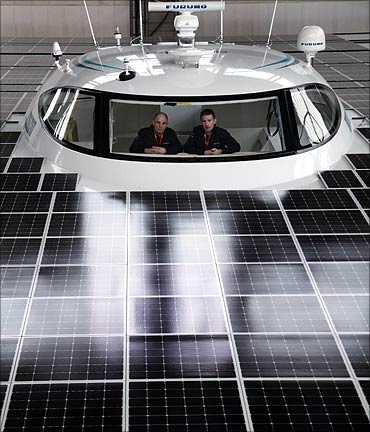 The world's largest solar boat
