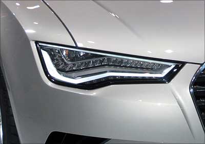 Audi A7 headlight.
