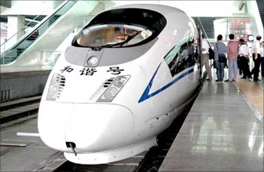 Seperfast train of China.