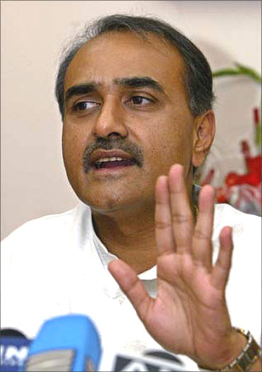 Praful Patel, Minister for Civil Aviation.