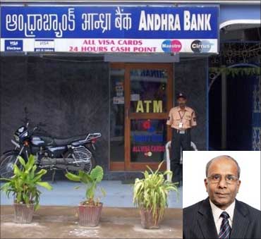 Inset: R Ramachandran, CMD, Andhra Bank.