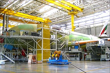Airbus manufacturing unit.