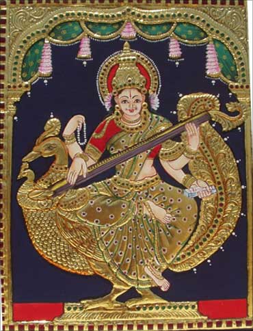Goddess Saraswati.