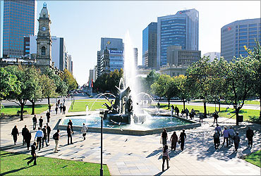 The city of Adelaide.