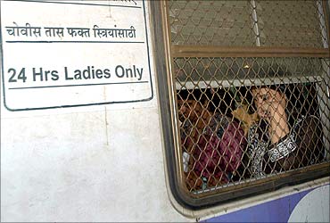 A ladies' compartment.