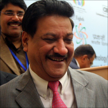 Image: Prithviraj Chavan, Minister of Science & Technology and Earth Sciences. Photograph: Reuben Varghese