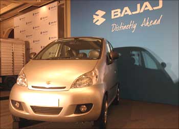 Small car being developed by Bajaj.