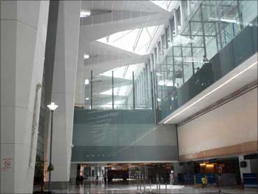 The new terminal building.