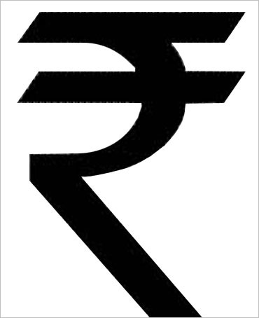 Rupee symbol.