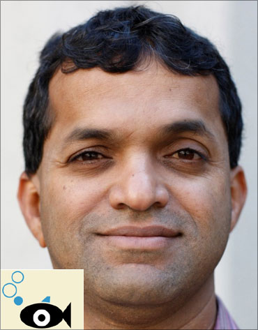 Bala Parthasarthy, managing director, Asia Pacific and Latin America, Snapfish-Hewlett-Packard. (Inset) SnapFish logo.