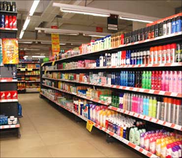 FMCG cos less impacted by slowdown.