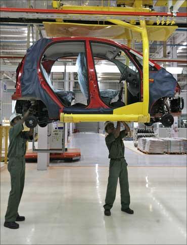 Tata Nano plant at Sanand.