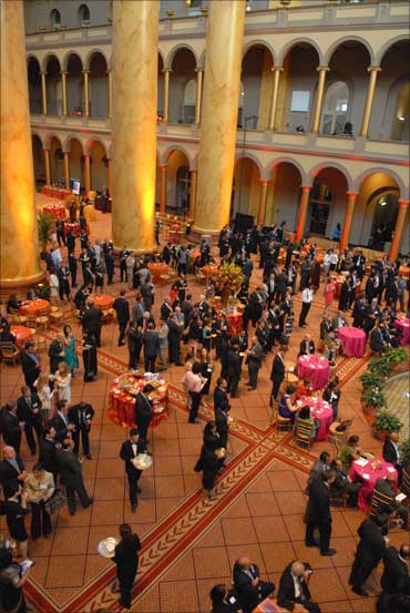 Gala reception at the National Building Museum, Washington, DC.