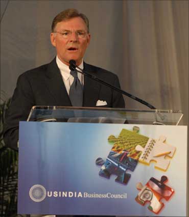 The new chairman of the USIBC, Terry McGraw.