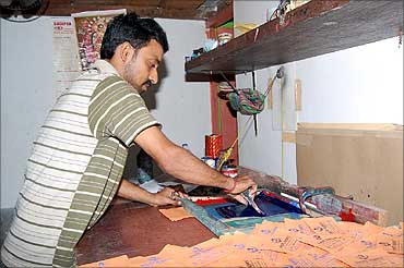 Surojit Maity at work.