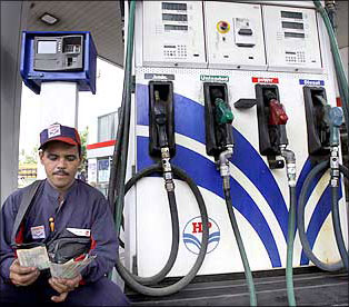A petrol pump worker