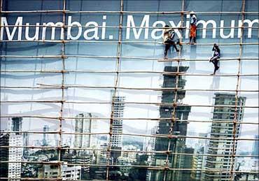 A scene from Mumbai. Photograph: Reuters