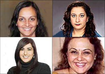 Top (L to R): Sujata Murthy, Superna Kalle, Bottom (L to R): Roma Khanna, Vandana Malik.