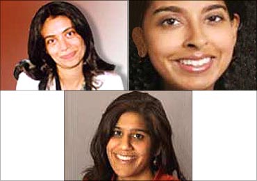 Top (L to R): Zarina Mehta, Latha Sundaram, Bottom: Selina Tobaccowala