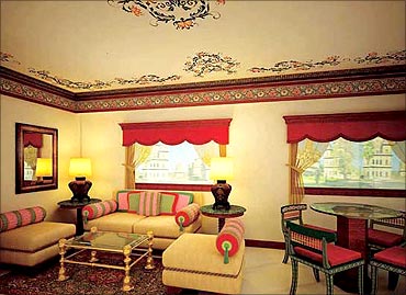 The Presidential Suite in Maharajas Express.
