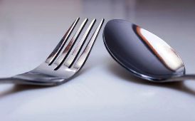 Fork and spoon