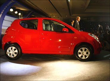 A newly-launched hatchback from the Maruti stable.