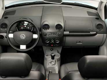Interiors of the New Beetle.
