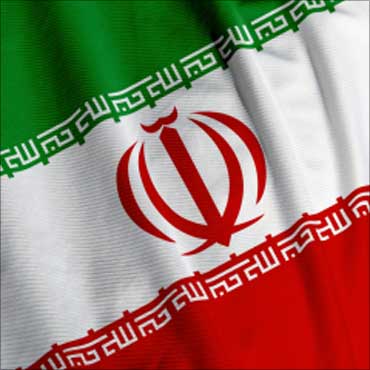 Flag of Iran.