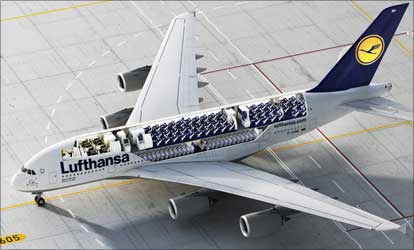 Lufthansa Airbus A380.