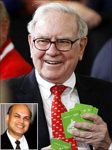 Berkshire Hathaway chairman Warren Buffett. (Inset: Prem Jain)