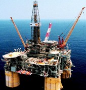 An oil rig