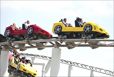 Roller coaster.