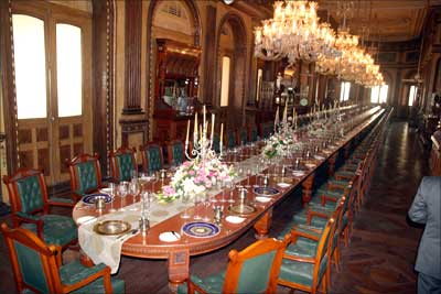 Supposed to be the world's longest dining table.