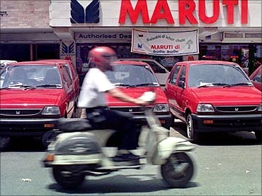 Maruti 800 replaced scooters.