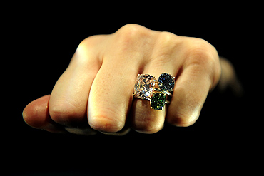 Diamond rings.