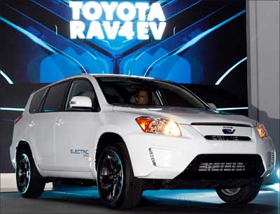 The Toyota RAV 4 EV Concept.