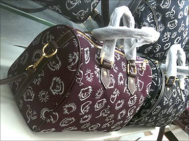 A fake foreign brand handbag.