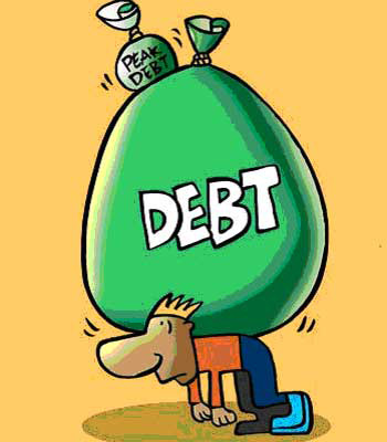Debt trouble.