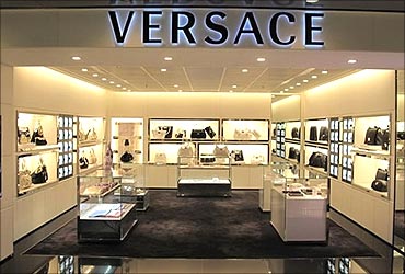 Versace store.