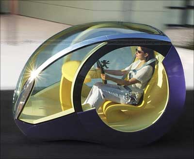 A concept electric car.
